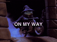 On My Way Magic GIF