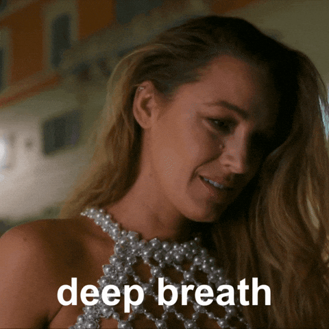 Deep Breath Ok GIF by Blake Lively Fan