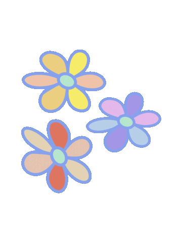 Rainbow Flower Sticker