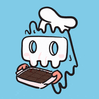 ghostboylives fun chef cook baking GIF