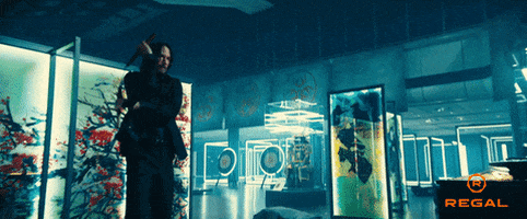 Ready To Fight Keanu Reeves GIF by Regal