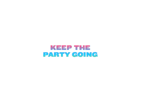 Keep The Party Going Sticker by C3 Concerts