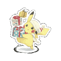 Santa Hat Oops Sticker by Pokémon
