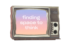 Television Relax Sticker by Recess