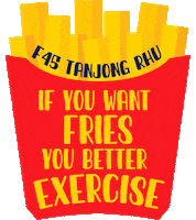 Fries Sticker by F45 Tanjong Rhu