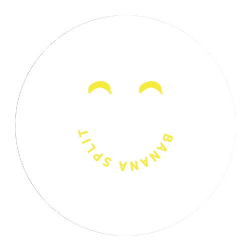 bananasplitdesign happy cool friends face Sticker