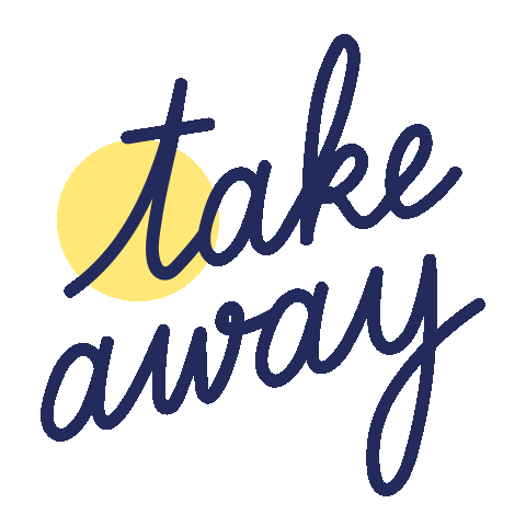 Take Away Sticker by Suzzi Kafe