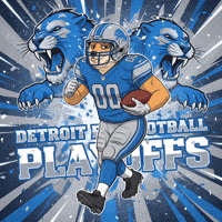 Detroit Lions Running GIF by Doge Pound