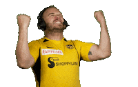 radio-gelb-schwarz goal radio jubel switzerland Sticker