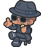 Hard Boiled Egg Detective Sticker by Ng Khai Hong