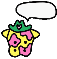 Cowboy Hello Sticker