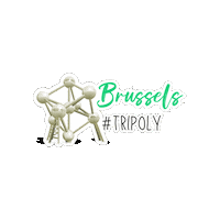 Belgium Brussels Sticker by Tripoly