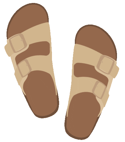 Beach Shoes Sticker