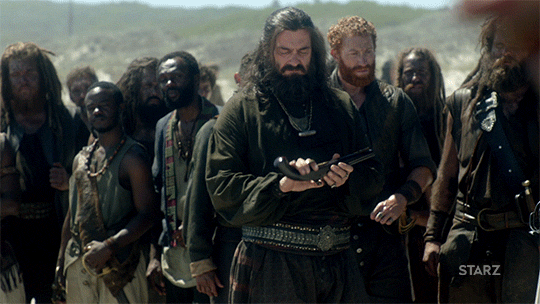 season 3 fight GIF by Black Sails