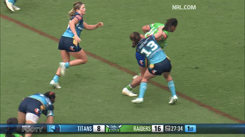 Womens Rugby League Nrl GIF by Canberra Raiders