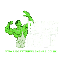 Beast Mode Fitness Sticker by Liberty Supplements