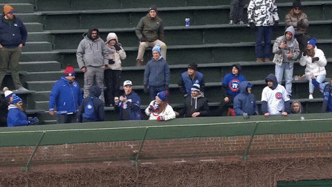 Throw It Back Wrigley Field GIF by TheDreamTeam 