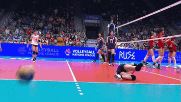 Happy Volleyball Nations League GIF by Volleyball World