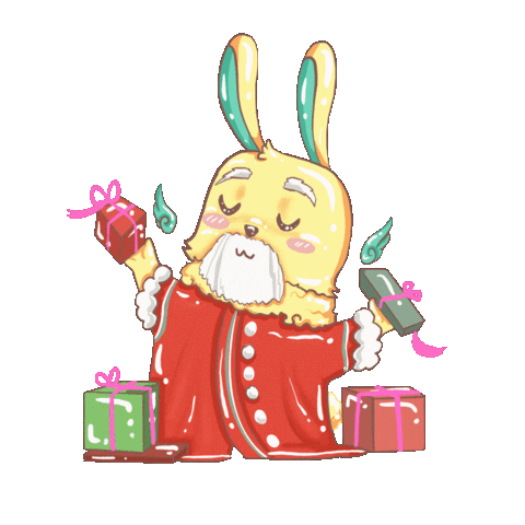 Santa Claus Love Sticker by Milikumi