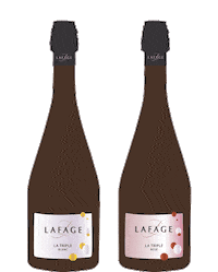 Domainelafage wine rose triple vin Sticker