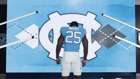 University Of North Carolina Football GIF by UNC Tar Heels
