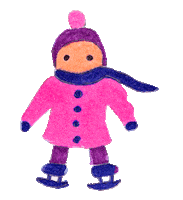 Ice Skating Sticker by H Mart