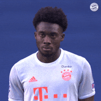 Alphonso Davies GIF by FC Bayern Munich