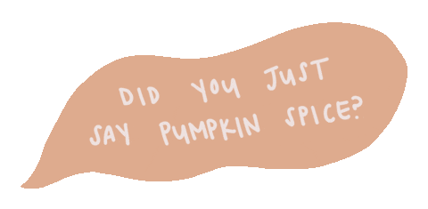 Pumpkin Spice Fall Sticker