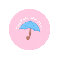 Ourstoriesmatter positive message the rain will stop Sticker