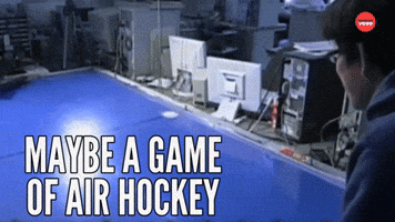 Maybe A Game Of Air Hockey