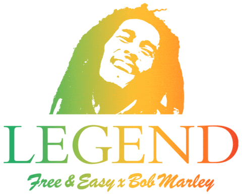 Bob Marley Rainbow Sticker by Free & Easy