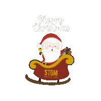 Merry Christmas Sticker by STOM Productions