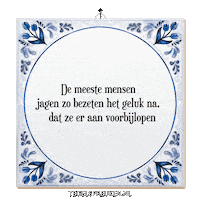 Moment Wijsheid Sticker by Tegelspreuken.nl