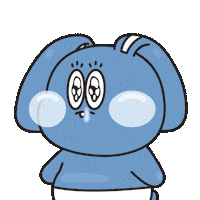 Sick 토끼 Sticker by antomignon