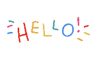 Colors Hello Sticker