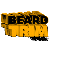 Barber Shop Beard Sticker by The Bluebeards Revenge