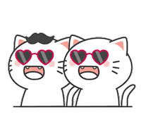 Cute Cat Sticker by KIKI