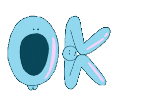 K Ok Sticker by BuzzFeed Animation