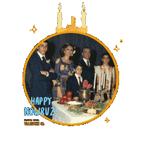 Pahlavi Happy Nowruz Sticker by Golesorkh Co.