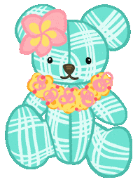 Bear Hawaii Sticker by ERICA824