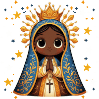 Nossa Senhora Aparecida Outubro Sticker by Interativa Mundo Digital