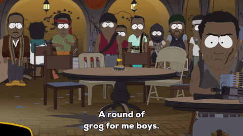 bar drinking GIF by South Park 