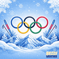 Winter Olympics Snow GIF by Brzzy