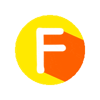Orange Abc Sticker