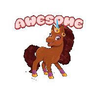 Awesome Congrats Sticker by Afro Unicorn