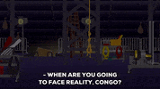fear jumping GIF by South Park 