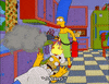 Season 10 Fire GIF by The Simpsons