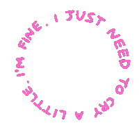 Sad Leave Me Alone Sticker