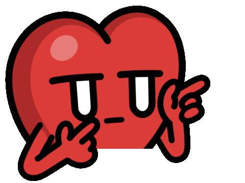 Heart Click Sticker by kurrrtwu