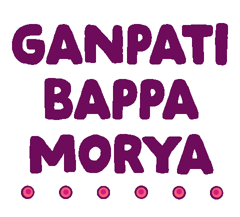 Vinayaka Chaturthi Mumbai Sticker by Sonamm